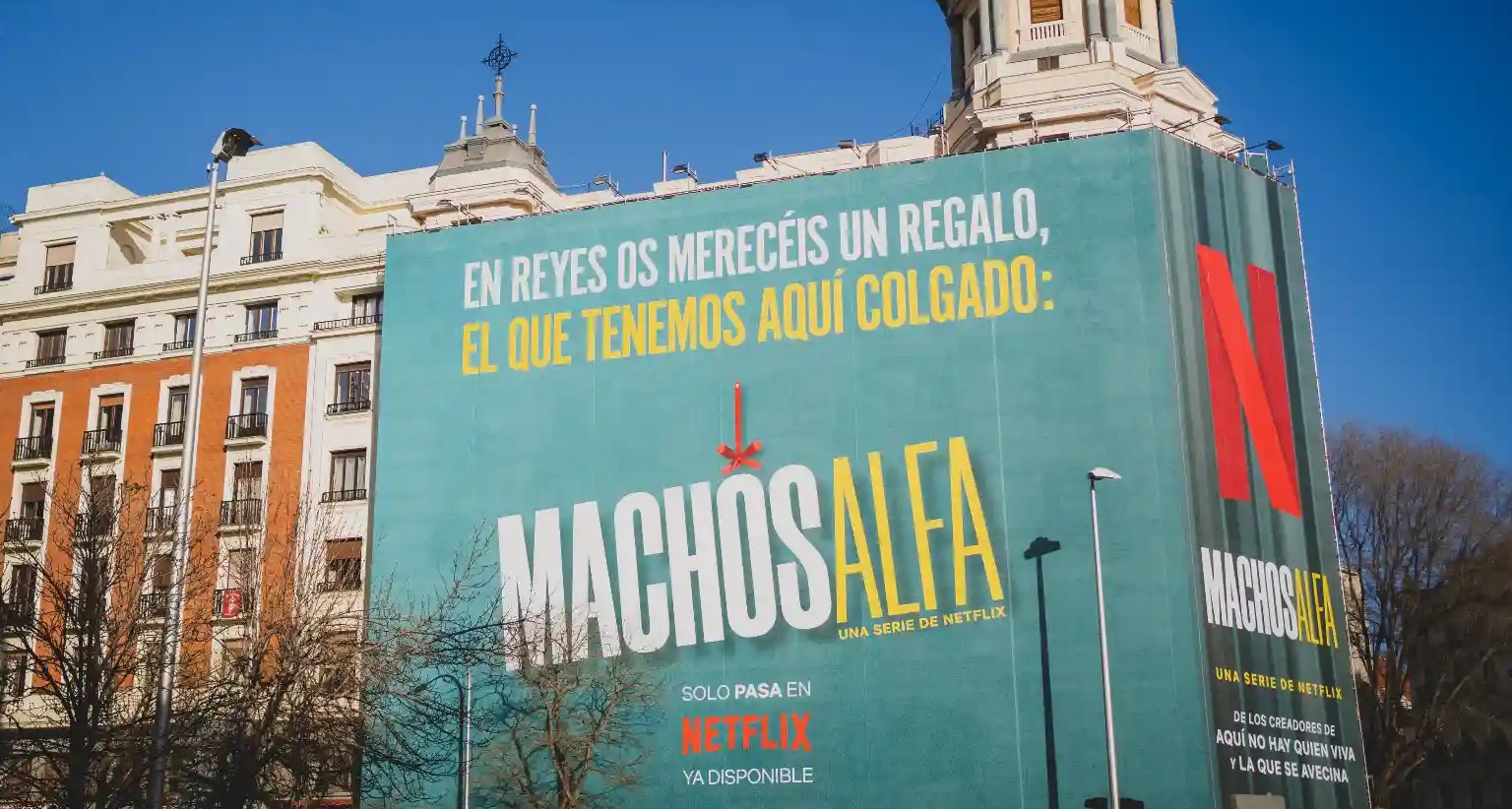 Así se promocionó la serie de Netflix ‘Machos Alfa’ con la estrategia creativa de CYW