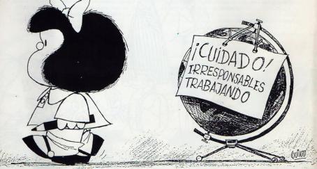 Mafalda cuidado