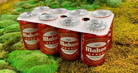 Mahou San Miguel lata sostenible carton