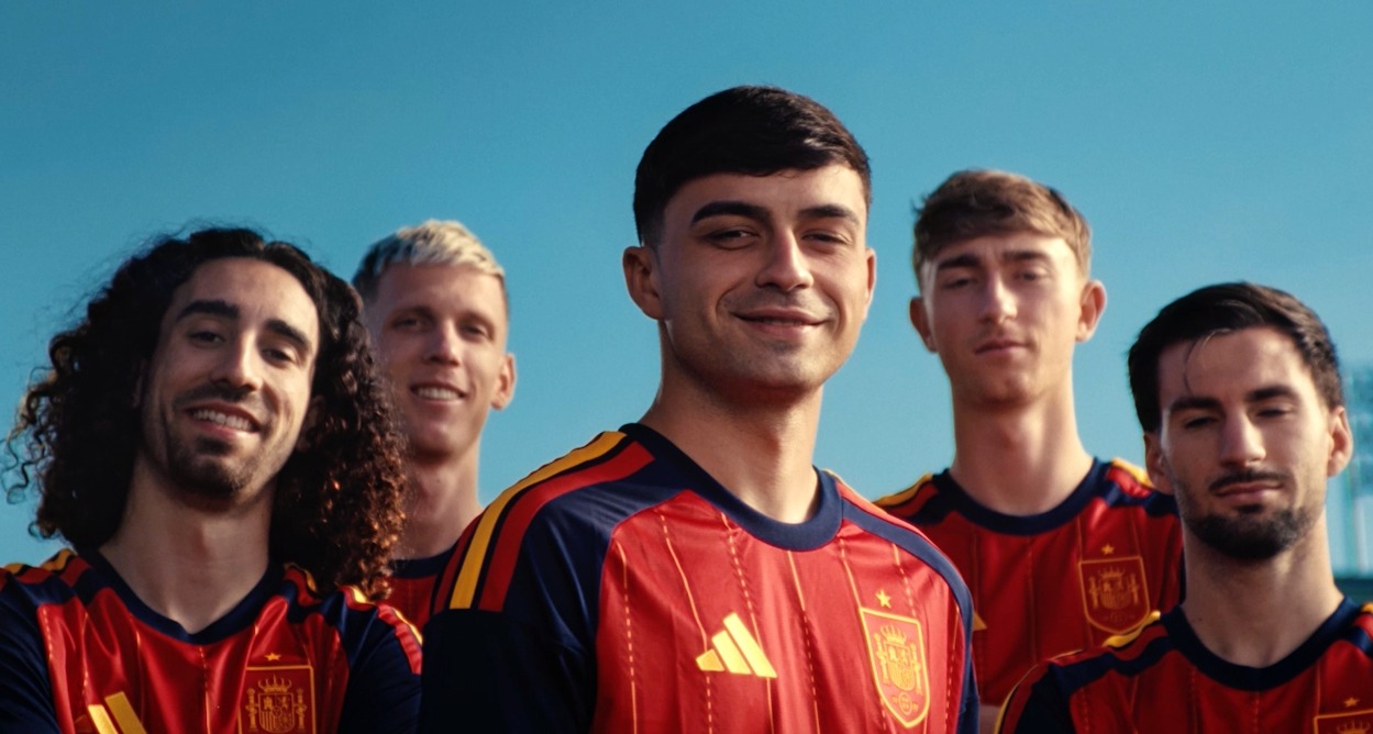 Jugadores de la Selección en un plano medio