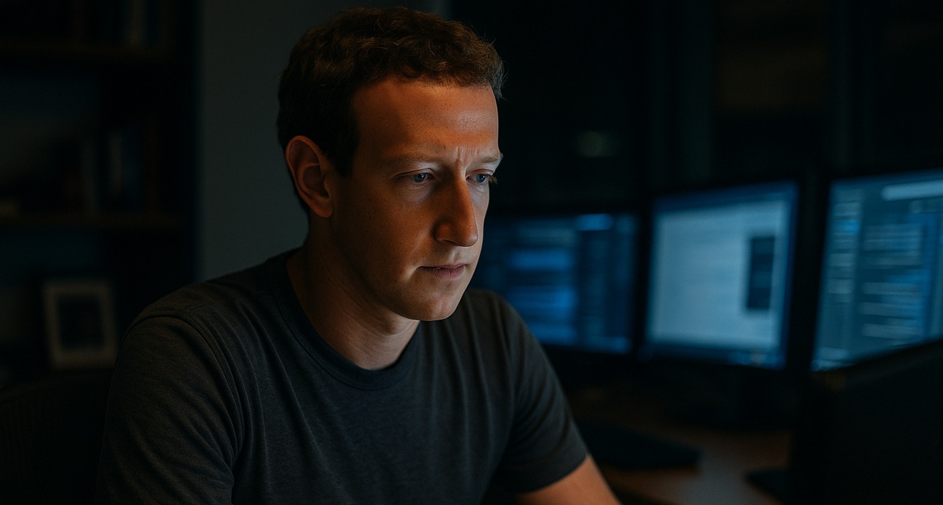 Imagen de Mark Zuckerberg generada con inteligencia artificial