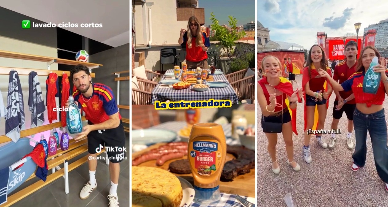 Diferentes escenas de las activaciones de Hellmann's y Skip por el Mundial