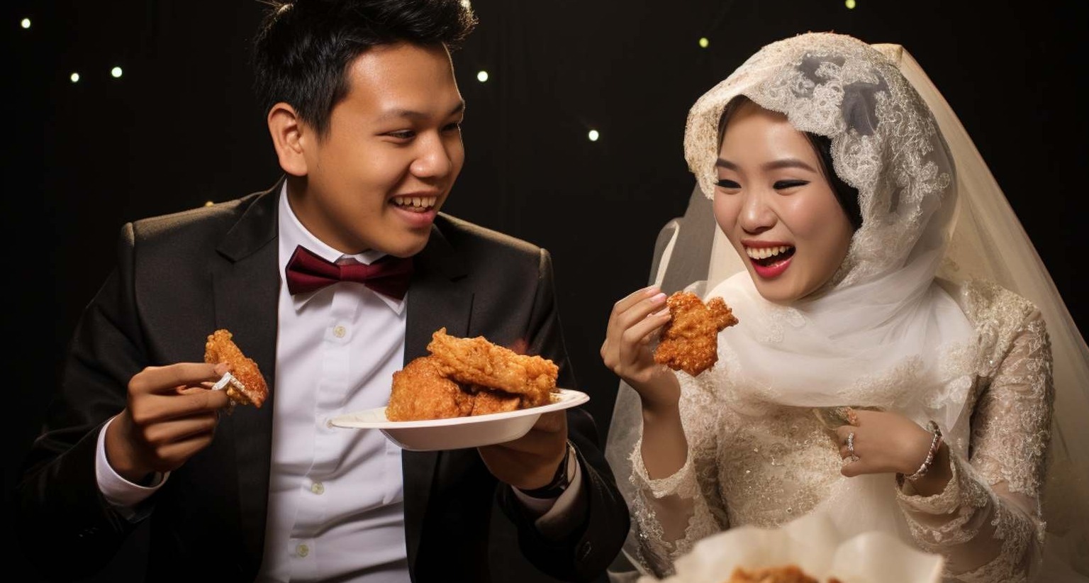 McDonald's Indonesia ofrece un menú para bodas que incluye 100 hamburguesas y 100 paquetes de nuggets