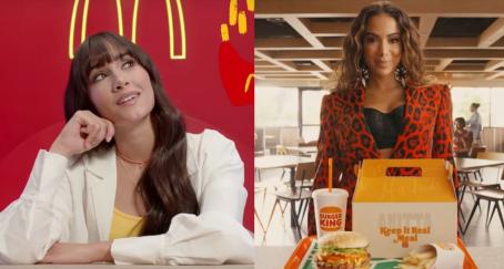 Guerra de menús de famosos: McDonald's vs. Burger King