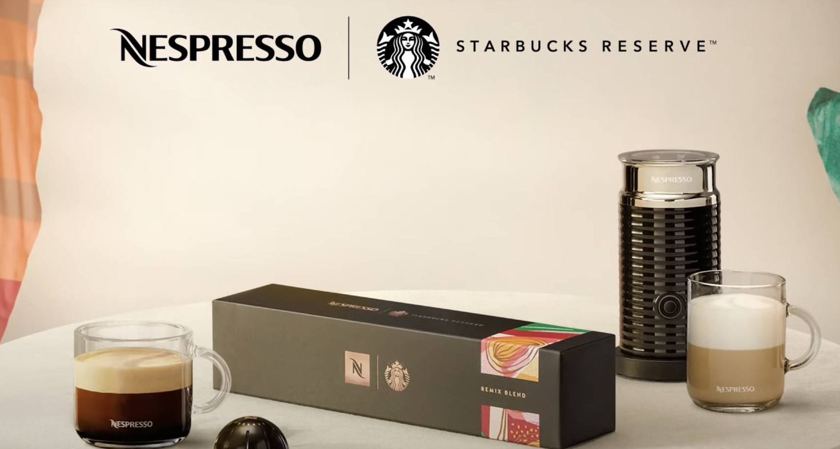 Starbucks y Nespresso se unen en el cobranding de una edición limitada de café