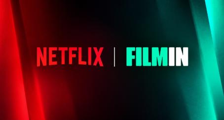 El logotipo de Netflix junto al de Filmin