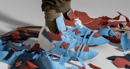 New Balance presenta unas zapatillas hechas con material excedente