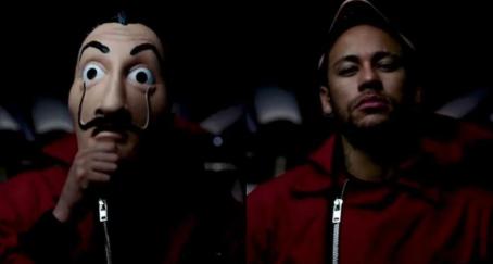 neymar la casa de papel