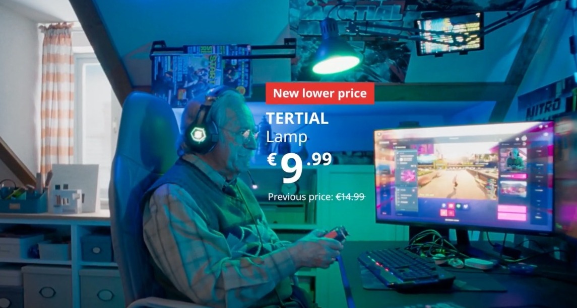 La primera campaña global de Ikea liderada desde España llega con nuevo claim y nos invita a ver el hogar como un refugio señor mayor siendo gamer