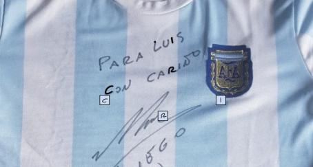 Panenka letra de Dios Diego Maradona