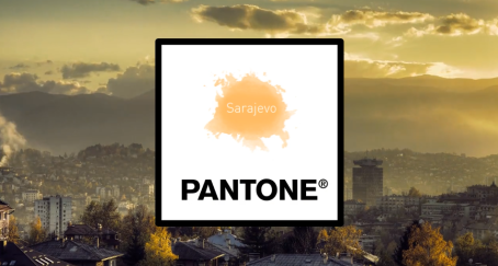 Pantone pone color a Sarajevo pantone-sarajevo