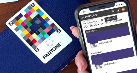 pantone seleccion color vida real tarjeta aplicacion herramienta diseño