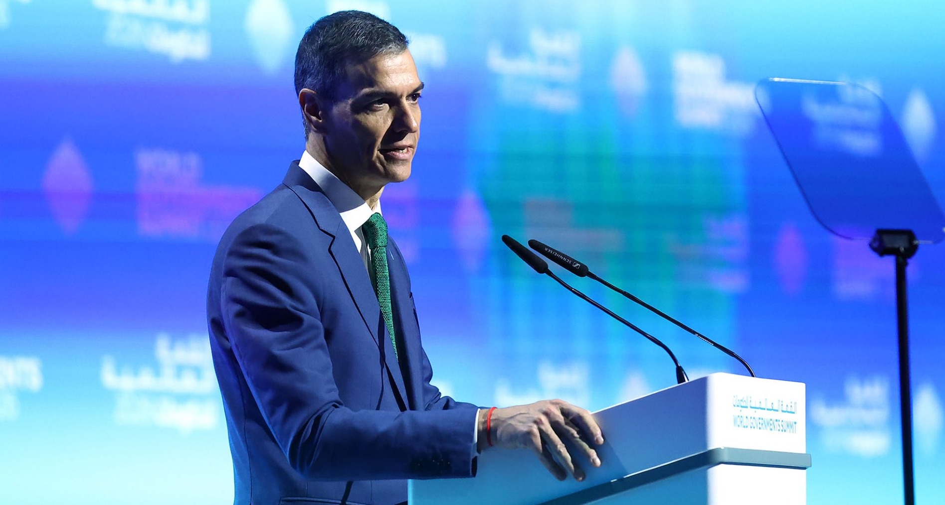 Pedro Sánchez anunciando medidas para redes sociales