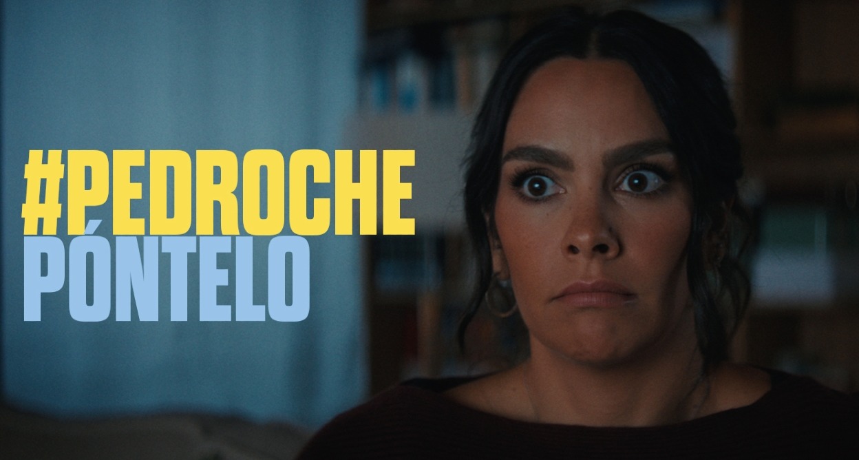 Cristina Pedroche con cara de situación y el texto sobreimpreso de Pedroche Póntelo