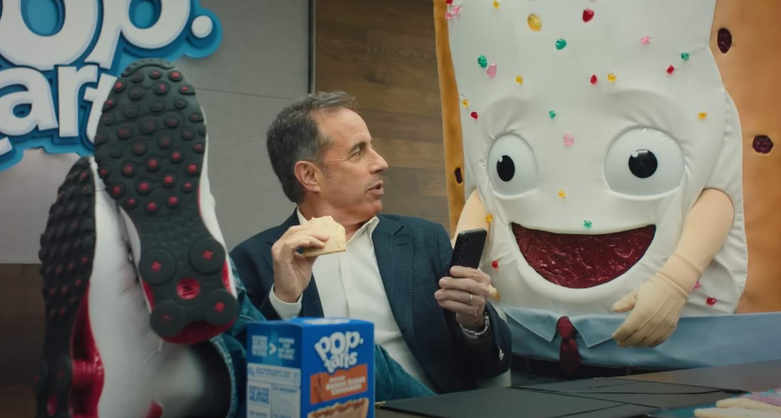 El actor Jerry Seinfield en un anuncio de Pop-Tarts