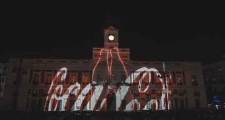 Videomapping Coca-Cola Nochevieja