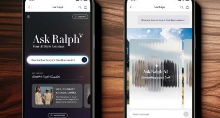 Móviles mostrando la interfaz de Ask Ralph