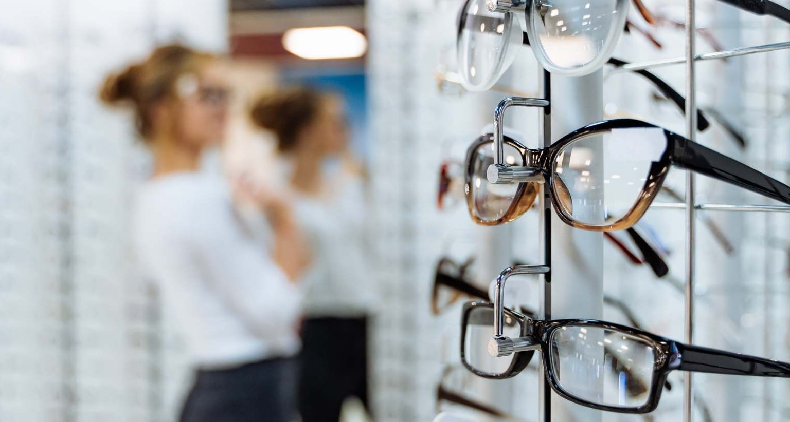 Gafas en una optica