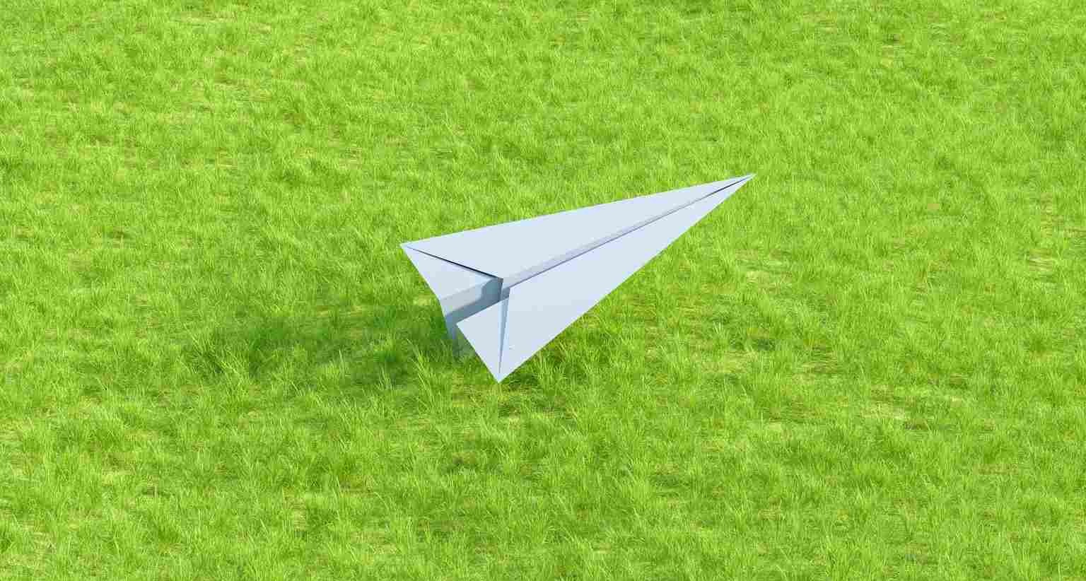 Autocontrol y la AEA responden a Creatives for the Future Avión de papel sobre hierba