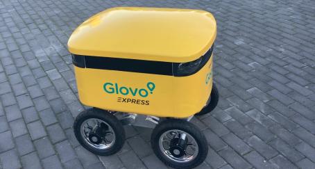 Repartidor de Glovo Glovo reparto robots polemica