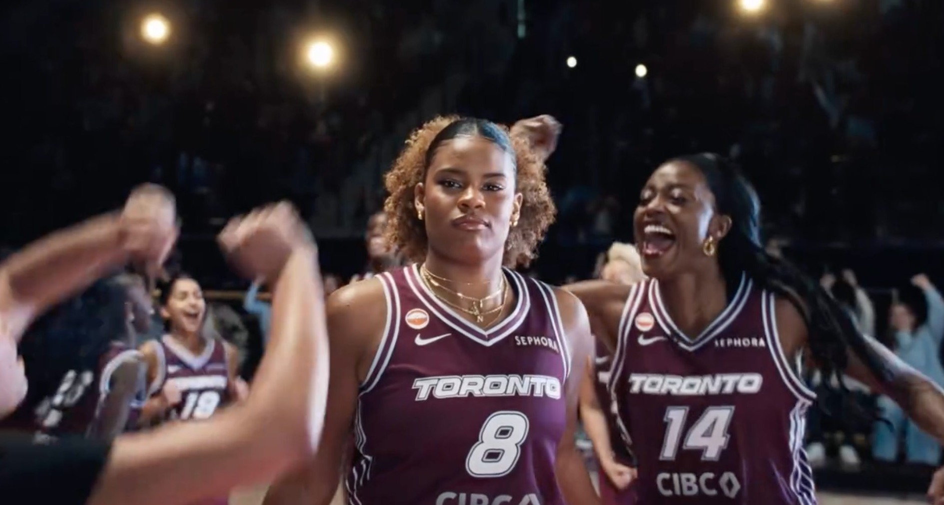 Jugadoras del equipo Toronto Tempo