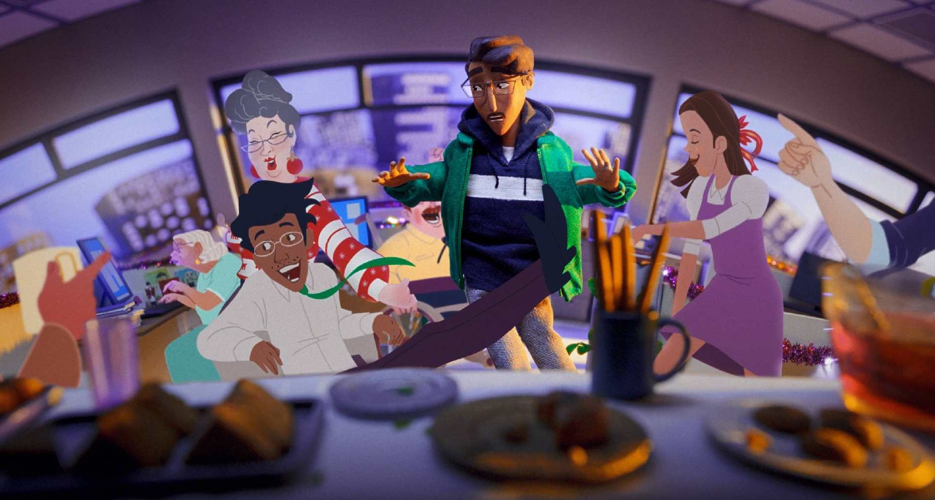 Fotograma del anuncio de Navidad de Starbucks
