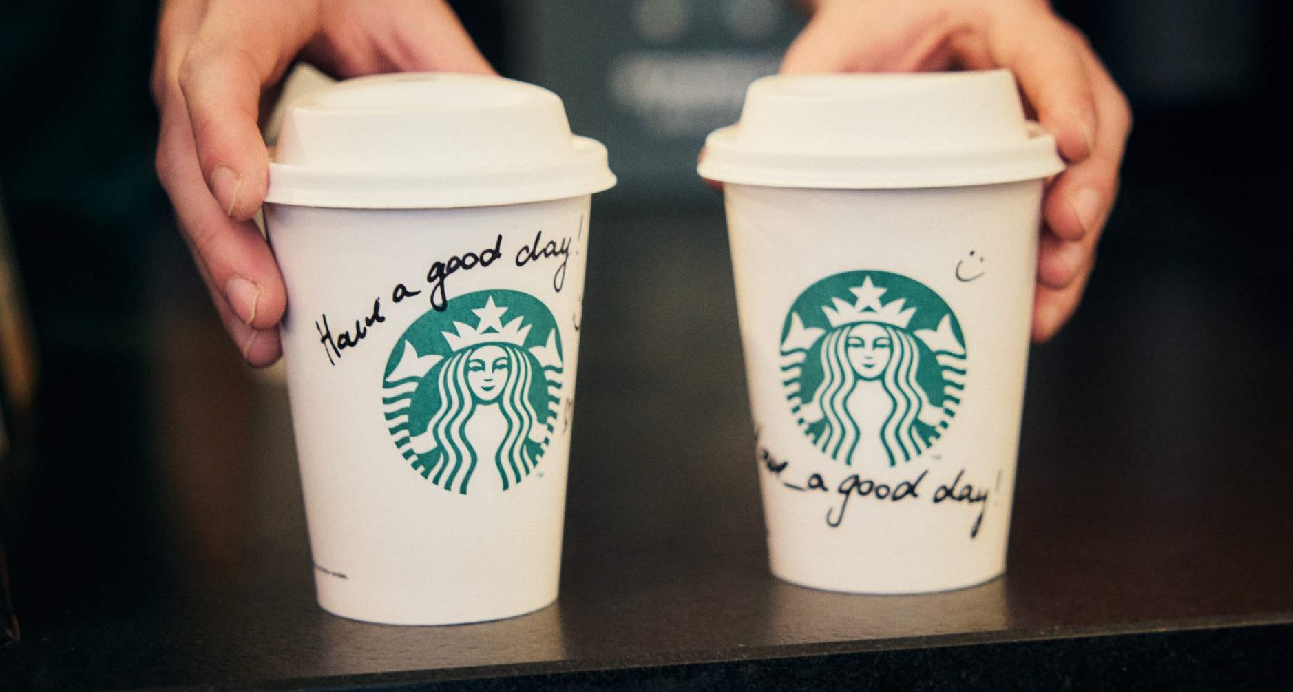 Vaso para llevar de Starbucks