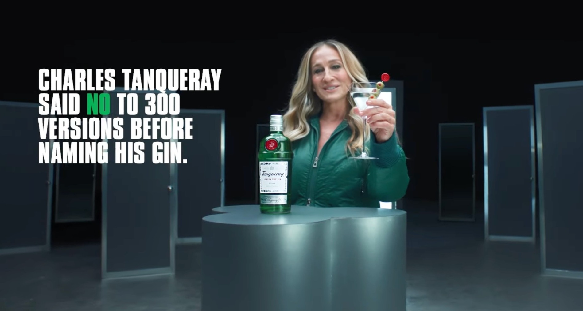 Sarah Jessica Parker en el anuncio de Tanqueray