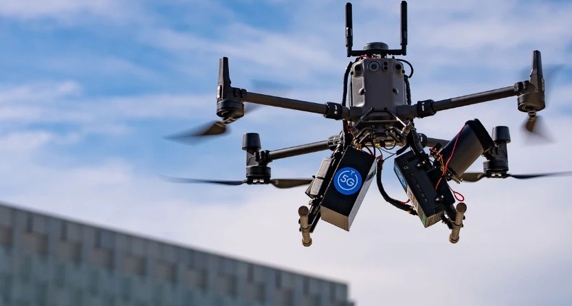 Telefónica aplica 5G a la entrega de paquetes con drones en un proyecto piloto junto a Cor