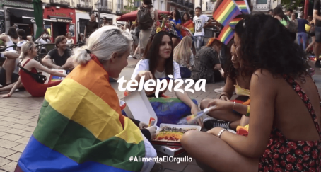 Telepizza carteles homófobos