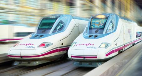 Dos trenes AVE de Renfe