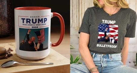 Artículos con imágenes del intento de asesinato de Donald Trump