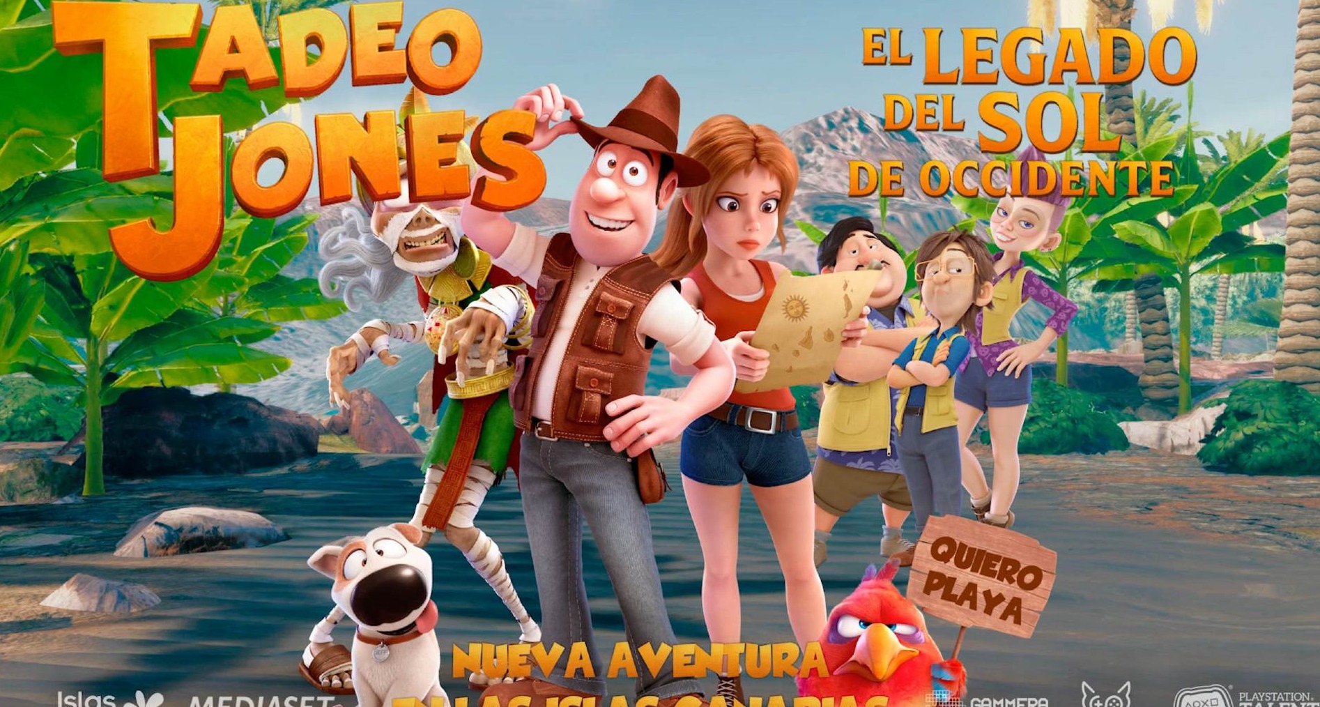 Cartel de la expansión del videojuego de Tadeo Jones