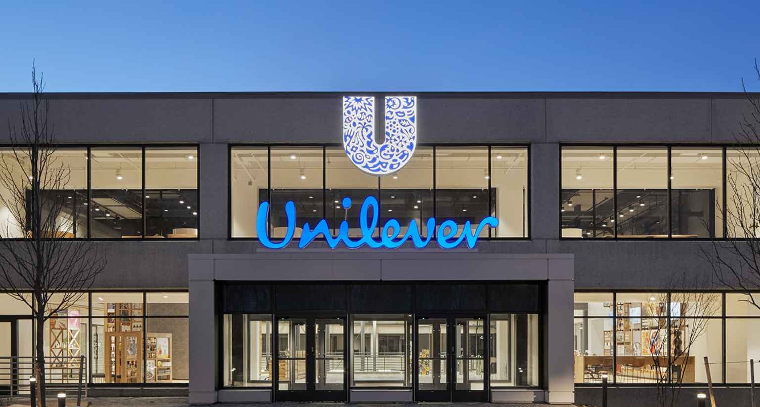 Fachada de las oficinas de Unilever