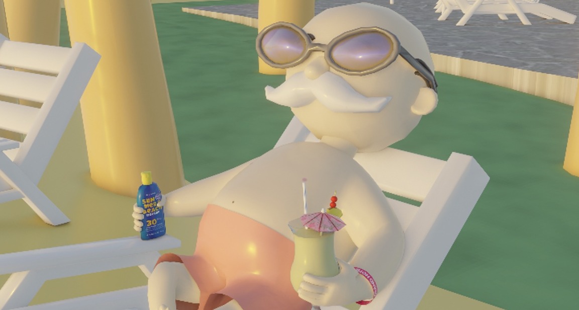 El señor del Monopoly disfruta de unas vacaciones en República Dominicana en esta obra del sello creativo Days Off vacaciones-monopoly