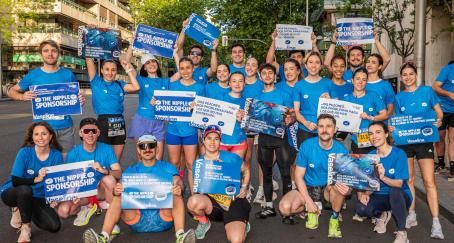 Corredores patrocinados por Vaseline