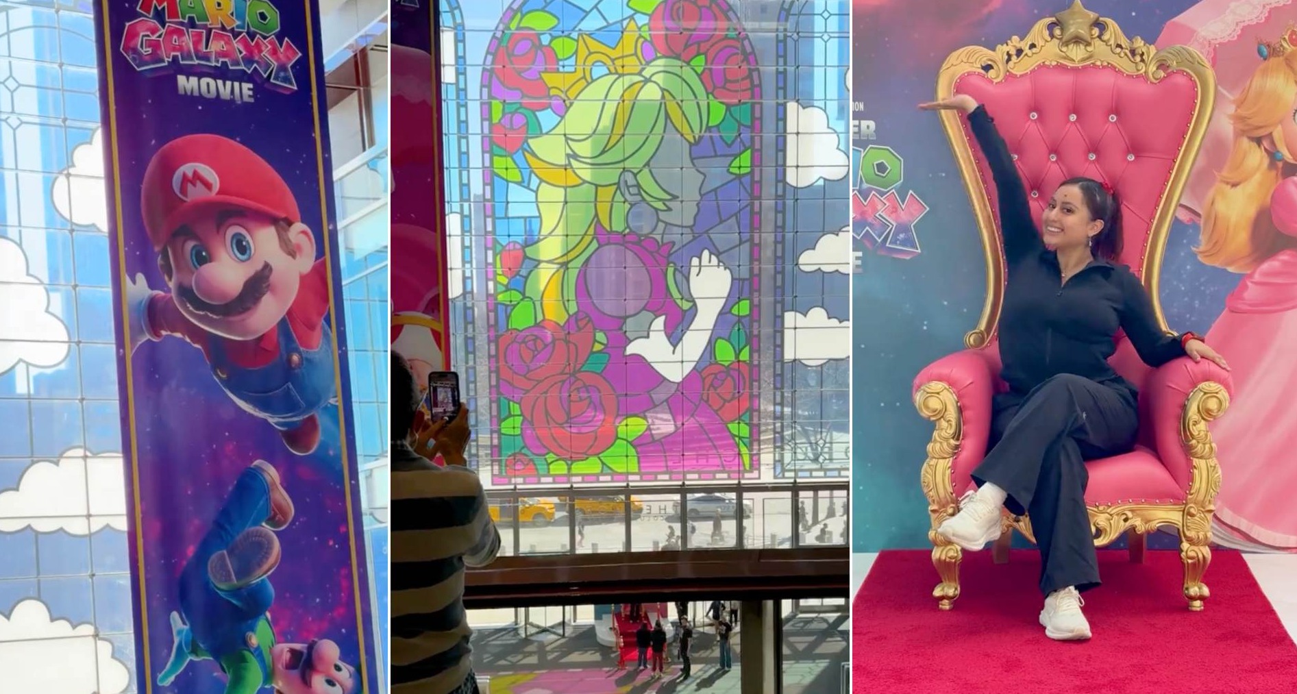 Vidriera de la Princesa Peach