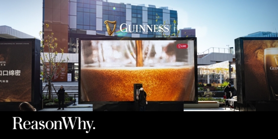 anuncio de cerveza guinness