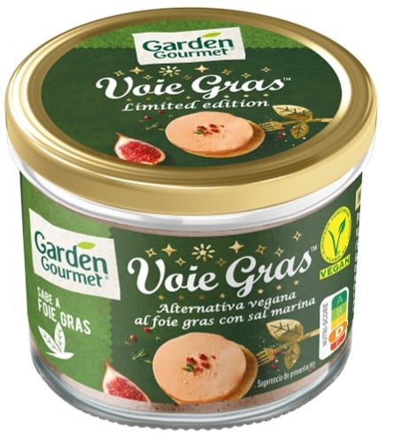 Imagen del envase de voie gras, de Garden Gourmet