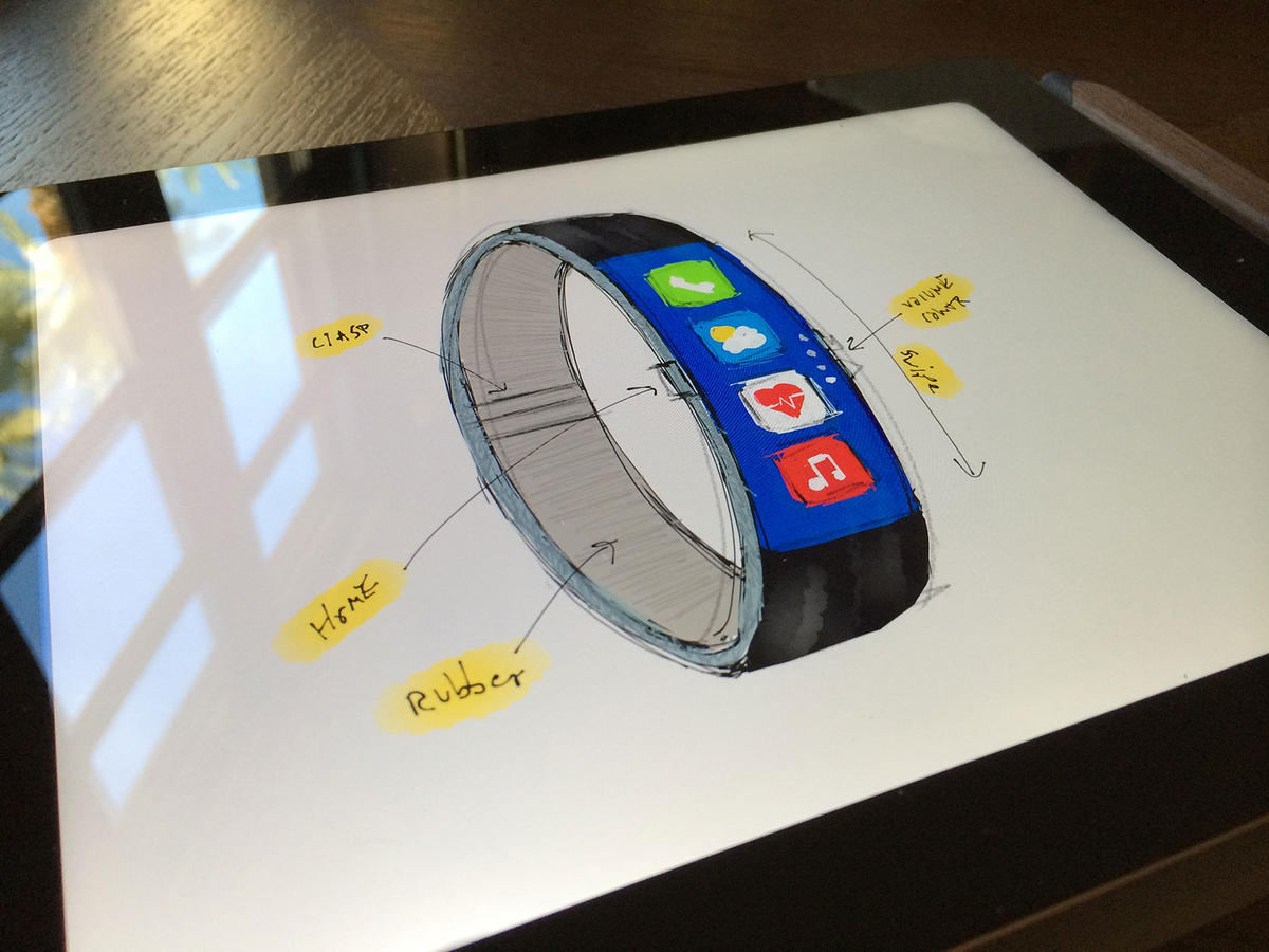 Prototipo-iWatch-Apple-boceto
