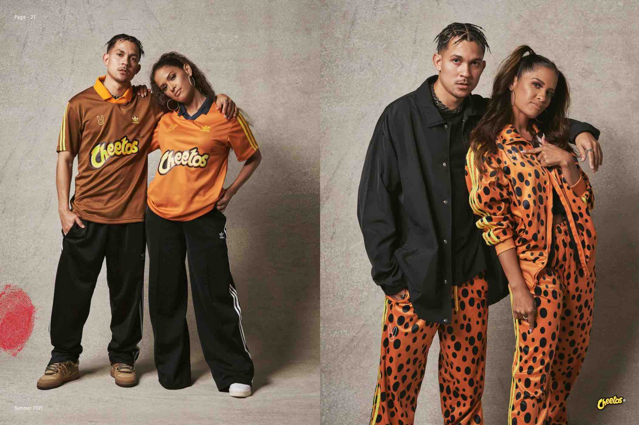 Cheetos y Bunny lanzan colección de ropa Adidas