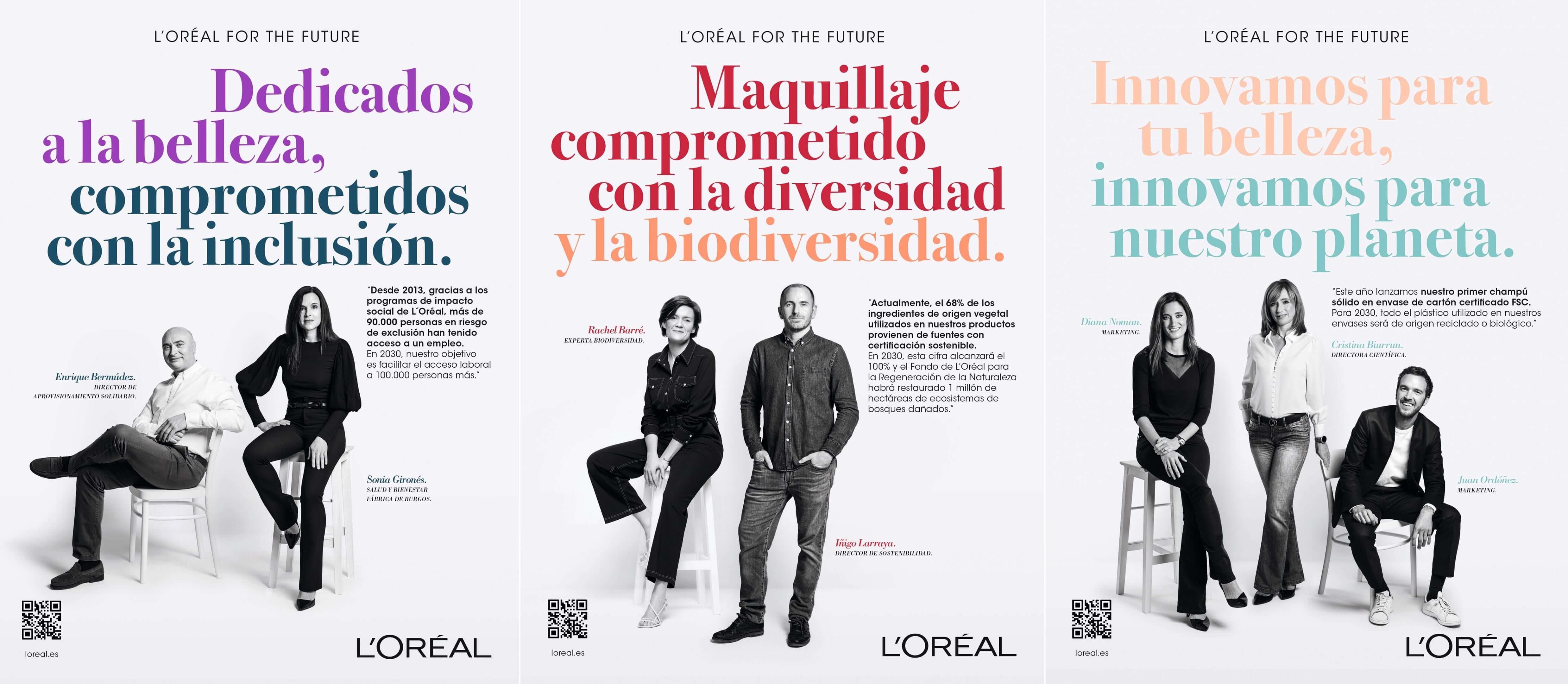 Campaña protagonizada por empleados de L'Oréal