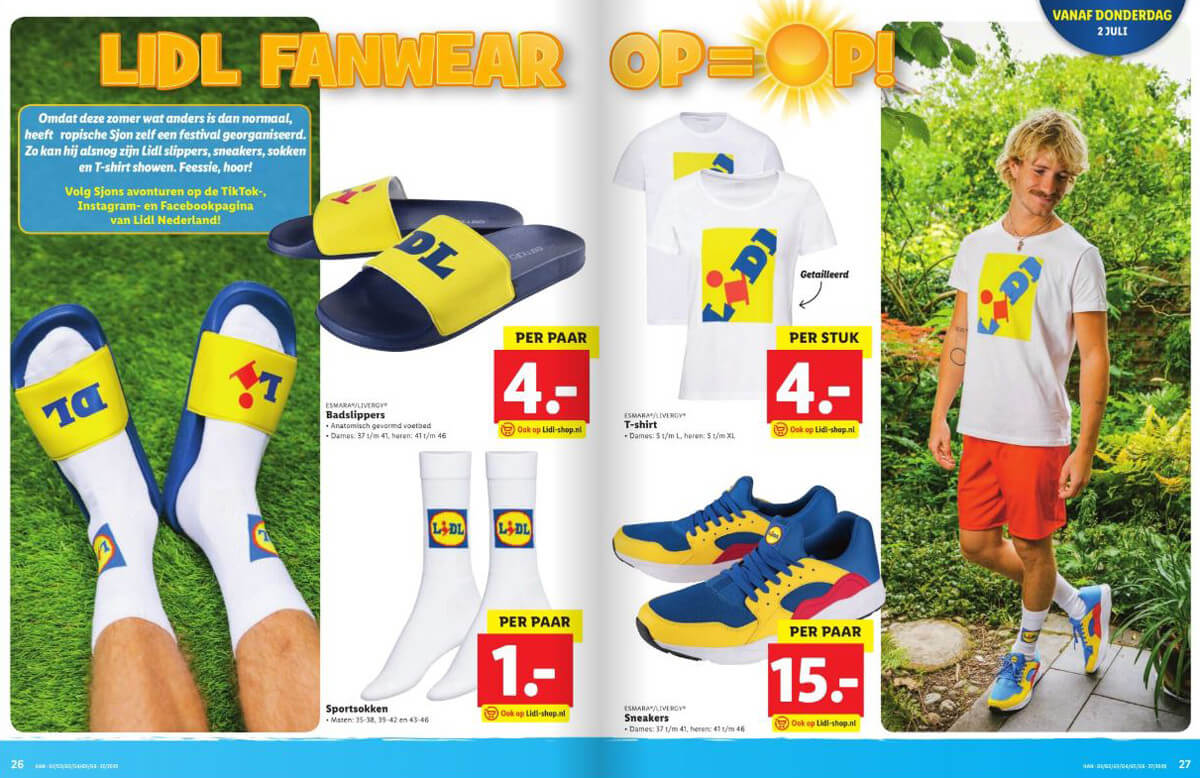 Lidl arrasa con su propia colección de ropa y calzado