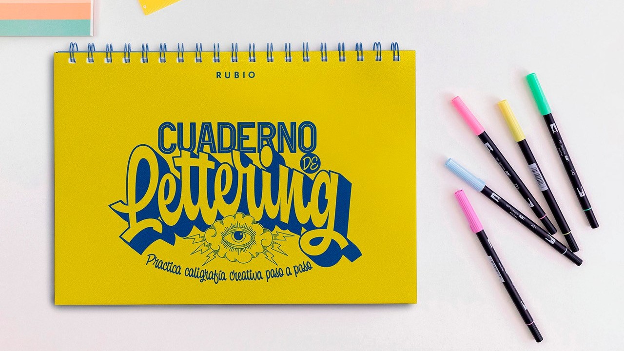 Rubio lanza un Cuaderno de Lettering para practicar caligrafía creativa