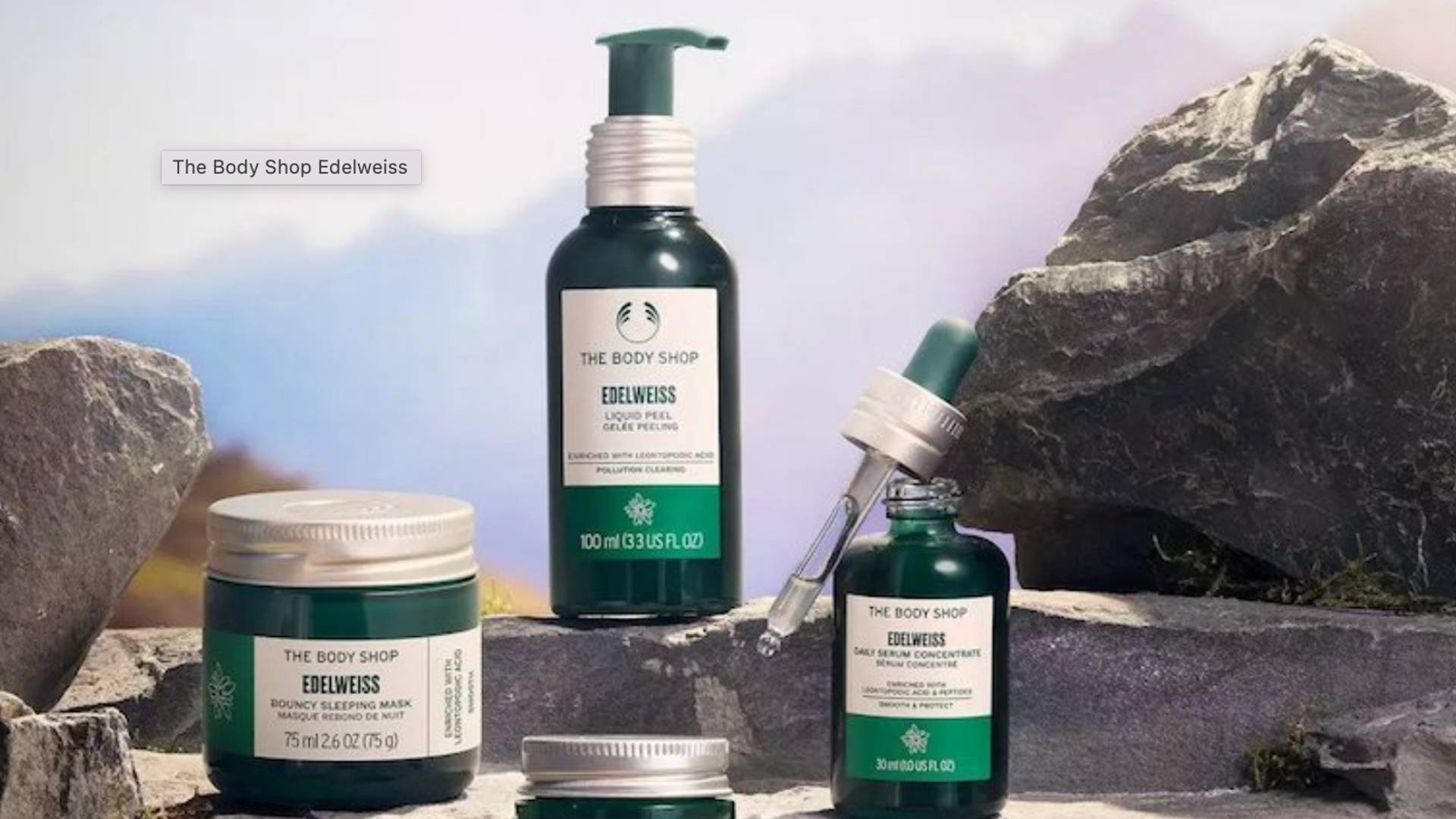 Botes de la gama de productos edelweiss