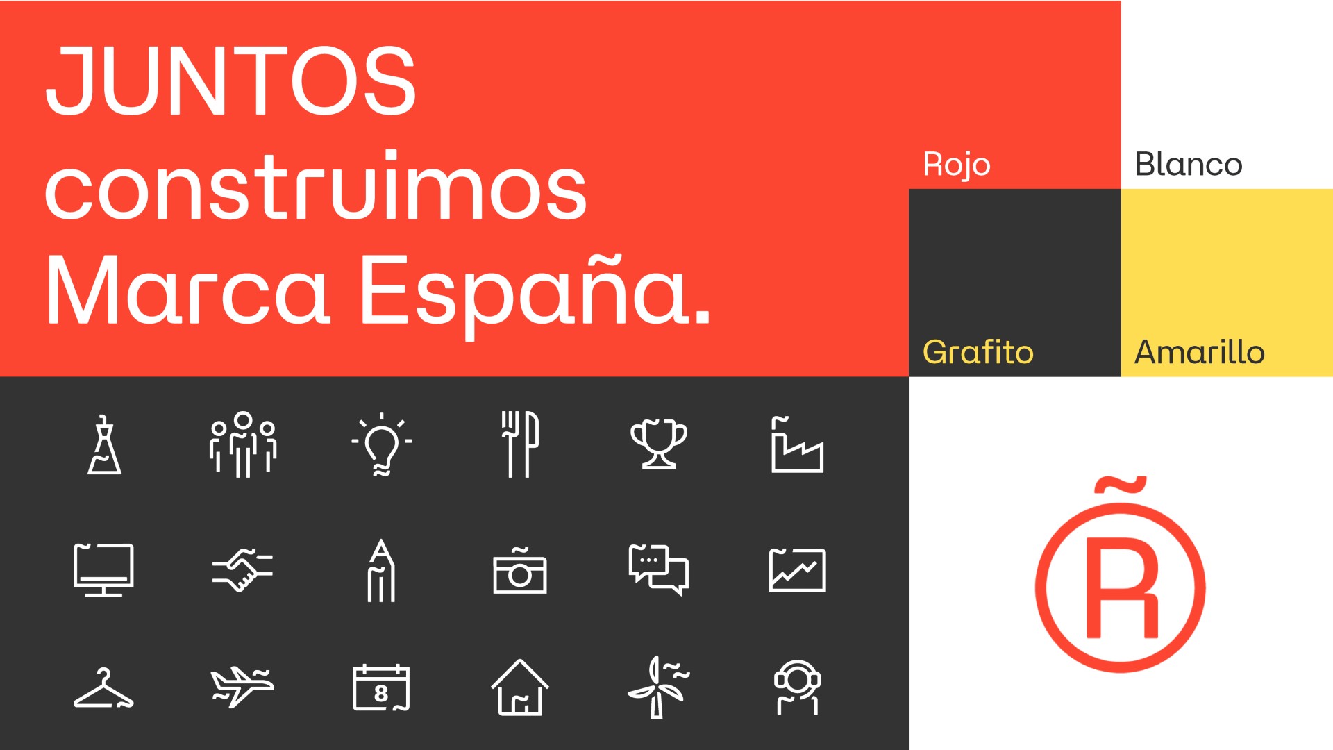 colores y tipografía nueva identidad del foro