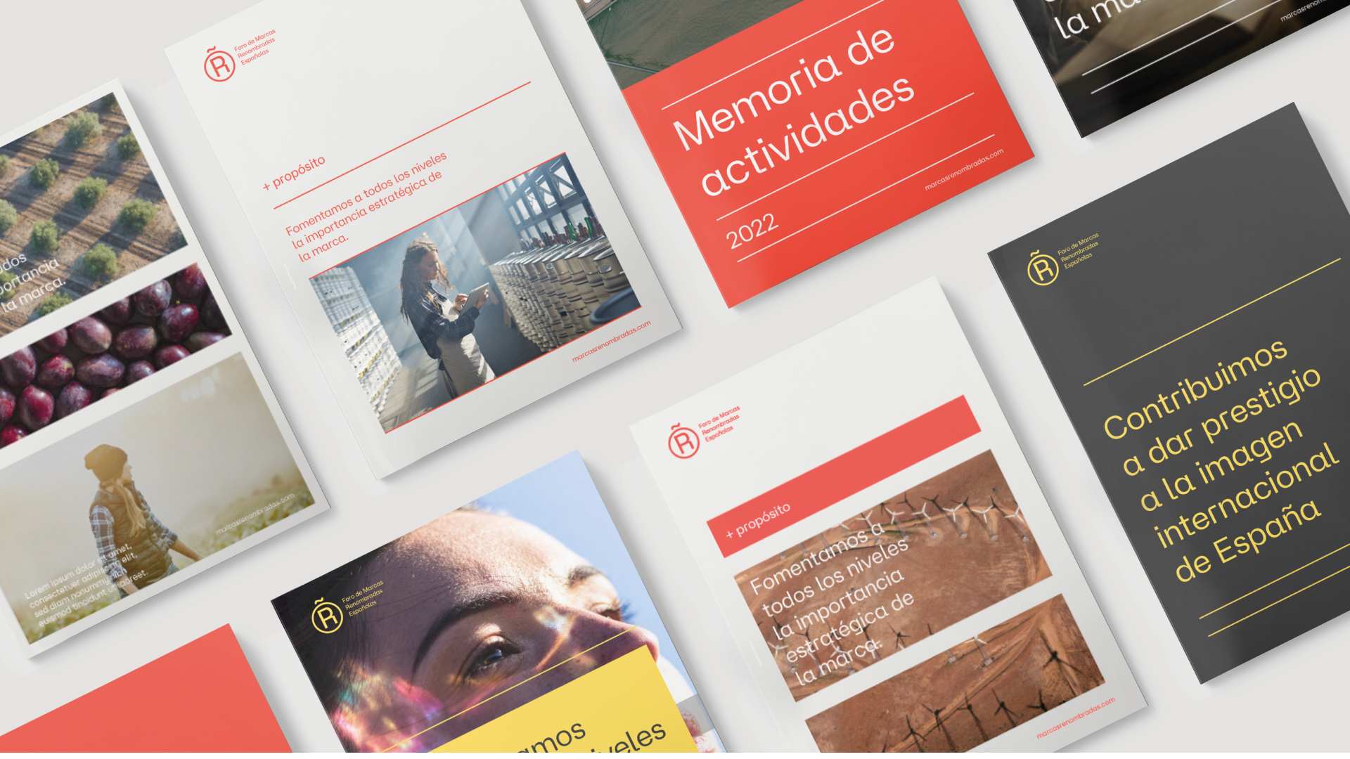 aplicaciones nueva identidad en publicaciones