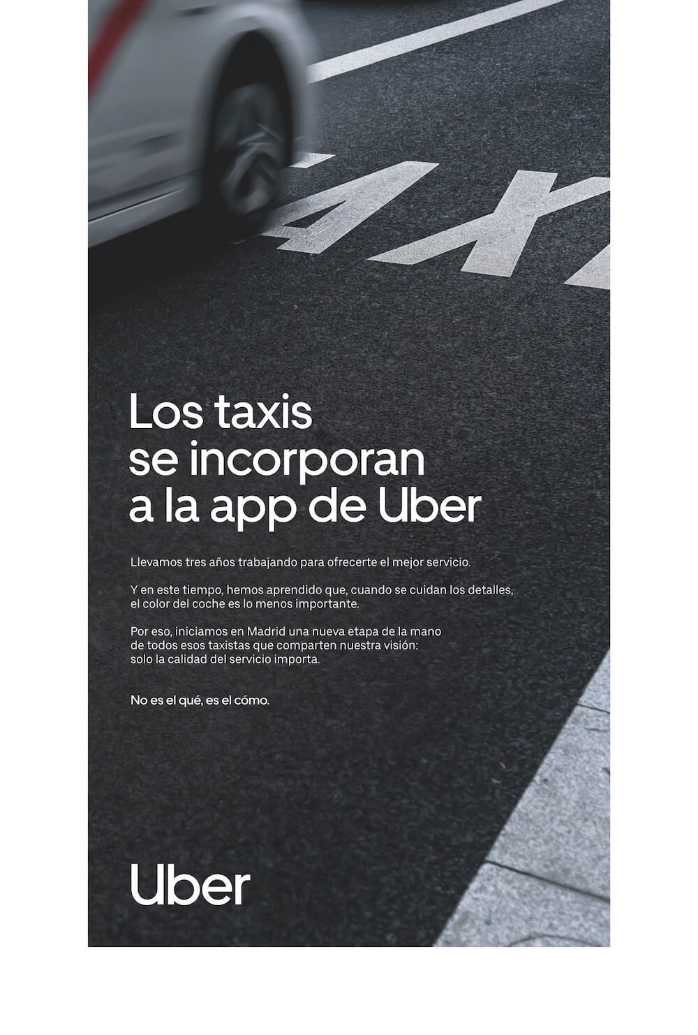 Uber quiere comunicar las ventajas de integrar al su