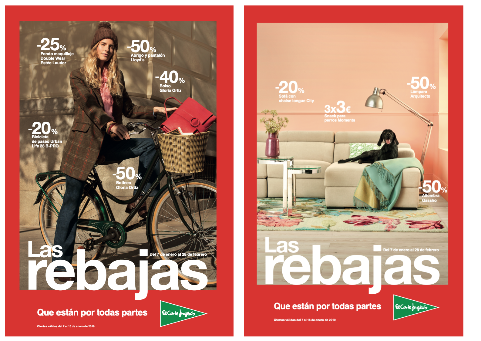 Corte Inglés bromea con privacidad en su campaña de Rebajas