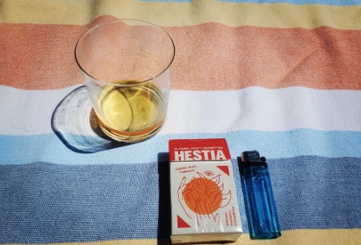 Paquete de cigarrillos Hestia